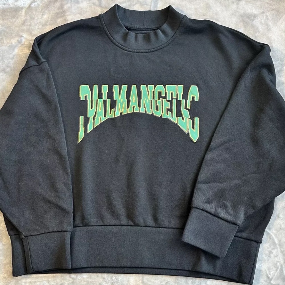 Palm Angels Black Sweatshirt
